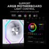 AsiaHorse Nyota ARGB Case Single Fan 120 mm - White